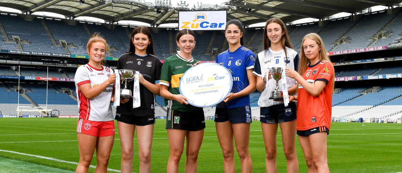 Captains gather at Croke Park ahead of 2024 ZuCar All-Ireland U-18 Championship Finals Image